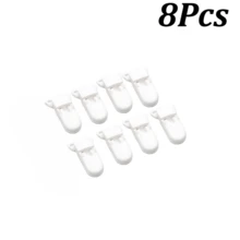 4/8/10/20/30Pcs T-Shaped Plastic Clips With Alligator Clips, These Clips Can Be Used For Handkerchiefs, Towels, Straps, Badges, Durable Multi-Purpose Clips, Suitable For Crafts, Displays, Hanging Decorative Cards (Random Colors, Black, White) - Multicolor - View 15