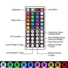 Lampu Strip LED RGB 44 Tombol dengan Remote Kontrol USB, Dapat Diredupkan dan Mengubah Warna dengan Warna Kustom DIY, Pita LED Perekat untuk Dekorasi Rumah, Lampu Latar TV, Pencahayaan Ambient Kamar Tidur & Ruang Tamu - Strip LED 44k-3535 - View 3