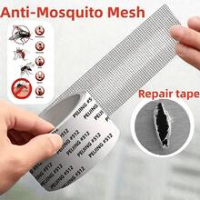 1 Rolle selbstklebendes Insektenschutz-Reparaturband - wasserdicht & langanhaltend Glasfasergewebe zur Reparatur von Türen und Fenstern, geeignet für Wohnheim-Fliegengitter und Vorhänge, ideal für die Reparatur von Fliegengittern zu Hause, unverzichtbares Werkzeug für den Schulanfang, Haushaltswerkzeug - Fliegengitter-Reparaturset - Übersicht 7