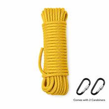 Tali Paracord 4mm, Tali Panjat Tebing dan Penarik Parasut Multifungsi untuk Aktivitas Luar Ruangan, Perlengkapan Evakuasi dan Bertahan Hidup, Paracord Kepang Tangan - tali panjat + gesper - View 13