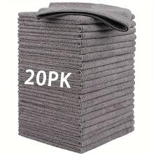 1/10/20pcs, Large Capacity Lint-Free Reusable Car Wiping Cloth, Microfiber Cleaning Cloth, Dish Cloth, Multi-Purpose Cleaning Towel, Household Rag, Kitchen & Bathroom Cleaning Towel, Durable Absorbent Towel, Easily Remove Stains And Grease, Cleaning Supplies, Cleaning Tools - Multicolor - View 3