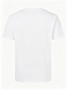 Men's Classic Logo Tee - Plaid Check Ape Head Graphic Cotton T-Shirt - Unisex - 樣式3 - 查看 2