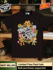 Men T-Shirts - 黑色 - 查看 1