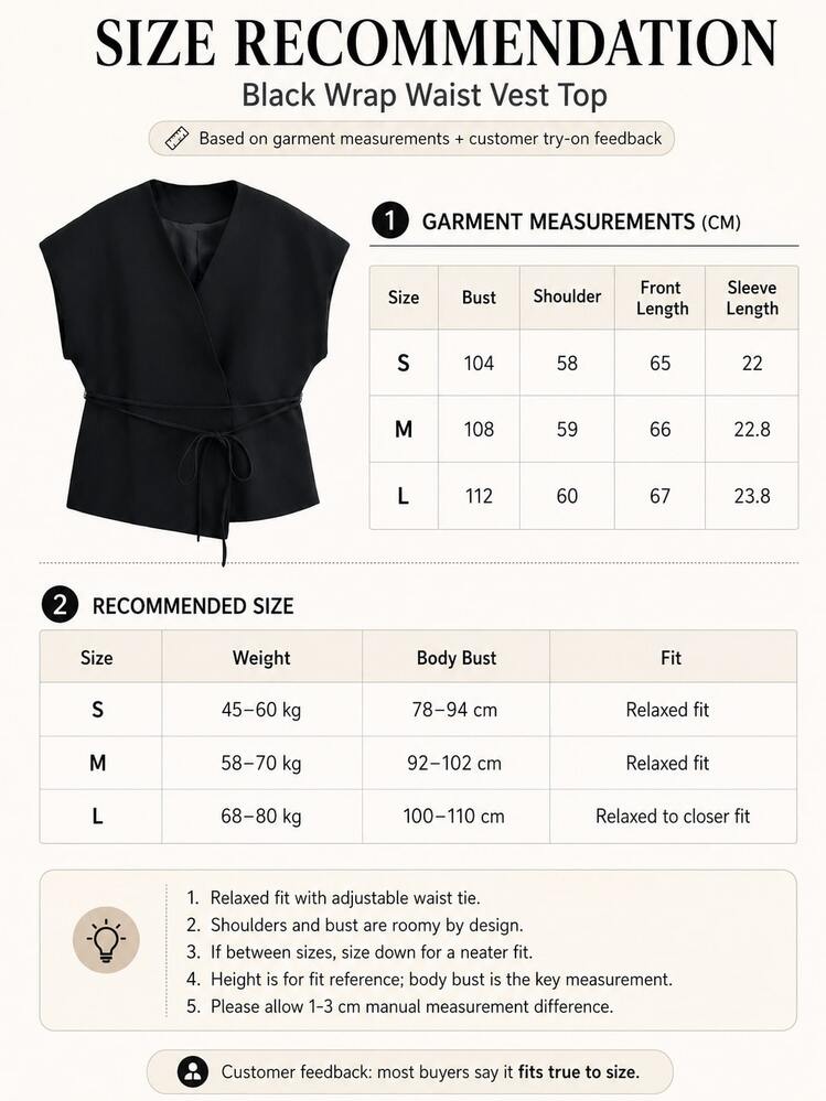 Women's Solid Color V-Neck Waist Tie Design Casual Versatile Daily Wear Top Summer - Navy Blue - View 2