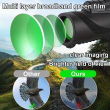 10x42 Single-Tube Binoculars High Definition Portable Handheld, With Phone Adapter - FMC Lens, Suitable For Bird Watching, Wildlife Observation, Hiking, Camping, Concerts And Sports Events, Christmas Gift, Christmas Stocking Stuffer - Multicolor - View 8