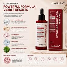 Medicube ميديكوب حمض الهيبوكلوروس تقشير 80 مل، عناية كورية بالبشرة، سيروم تقشير لطيف للعناية بالمسام، سيروم وجه منقي مع مستخلص الأرز لبشرة ناعمة ومشرقة - Hyaluronic Acid - مشاهدة 2