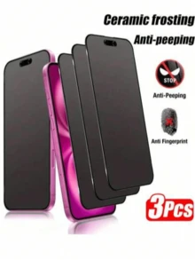 2 Pieces Tempered Glass Screen Protector, Full Screen Protection, Compatible With IPhone 17/17 Pro Max/17 Pro/17 Ari/16/15/14/13/12/11 Pro Max/12/13, Compatible With Samsung A03 S24 A71 4G, Transparent Protective Film, Waterproof, Shock Resistant, Drop Resistant, Scratch Resistant, Multiple Styles To Choose From [International Version Non Local Version] - Multicolor - View 3
