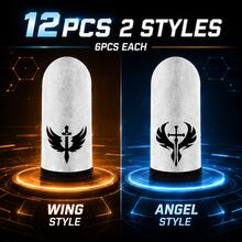 Pelindung Jari Gaming Angel Or Wing, Pelindung Jempol Bernapas untuk Gaming Mobile, Pelindung Jari Anti Keringat dan Anti Selip untuk Layar Sentuh - Putih - View 7