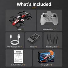 Upgraded K300MAX Remote Control Land & Air Flying Car, Transformable 2-In-1 Car Mode/Flight Mode, Land Drift Mode, One-Key Takeoff & Landing, 360° Flip, Multi-Speed Adjustment, Perfect Christmas Gift, Remote Control Drift Car, Toy Drone - View 7