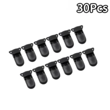 4/8/10/20/30Pcs T-Shaped Plastic Clips With Alligator Clips, These Clips Can Be Used For Handkerchiefs, Towels, Straps, Badges, Durable Multi-Purpose Clips, Suitable For Crafts, Displays, Hanging Decorative Cards (Random Colors, Black, White) - Multicolor - View 14