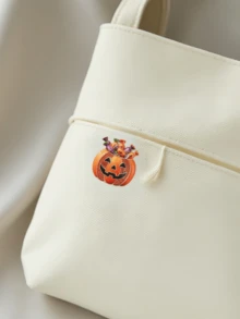 1 Buah Bros Berlian Imitasi Halloween Desain Permen Jack-O'-Lantern untuk Wanita & Pria Pecinta Halloween Dekorasi Kostum Pesta Hadiah Pin Kerah Paduan Logam - MultiWarna - View 6