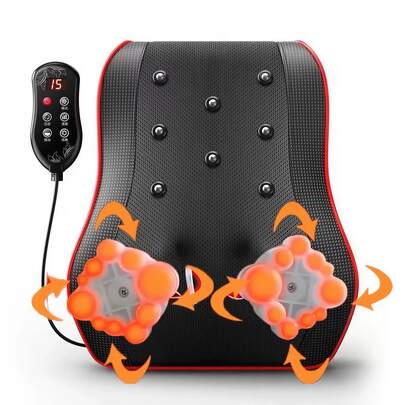 Neck Massager With Heat, Back Massager & Deep Tissue Massager, 3D Kneading Massage Pillow For Neck, Back, Shoulder, Leg, Gifts Men Women Mom Dad, Stress Relax At Home Office And Car