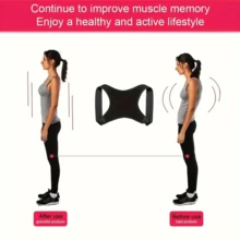 Back Brace Posture Support For Women And Men, Shoulder Straightener Adjustable Full Back Support Upper And Lower Back And Neck - Multicolor - View 9