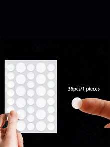 Friendly Face Stickers, Face Stickers, Waterproof Breathable Face Stickers, Women's Summer, Travel Essential. Designed Specifically For Facial Use, Made Of Soft Breathable, Waterproof Lightweight Material, Suitable For Parties, Offices, Halloween And Other Occasions. Holiday Party Decorative Stickers - Multicolor - View 3