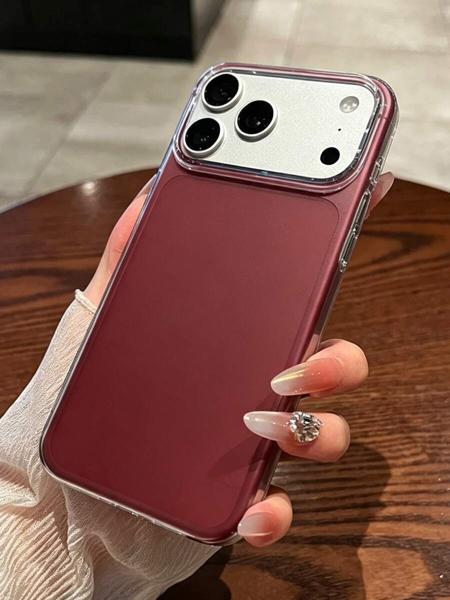 Funda de teléfono de carcasa dura transparente simple y clara compatible con iPhone 17 Pro Max 17 Pro 17 16 Pro Max 16 Pro 16 15 Pro Max 15 Pro Max 15 Pro 15 Pro Max 14 Pro 13 Pro Max protección a prueba de golpes cubierta trasera - transparente - Ver 1