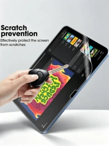 2片裝磨砂紙感螢幕保護貼 防眩光、防指紋、防刮，適用於 Galaxy Tab S9 S8 S7 S9FE S10+ S10 FE A9 A9+ S8+ S9+ S11 12.4吋 / 適用於 iPad Air Pro 11 13 5th/6th/7th/8th/9th/10th/11th 2025 2024 11吋 13吋 / 適用於小米 / 適用於華為 Matepad/榮耀 辦公繪圖書寫軟膜 - Matte - 查看 8