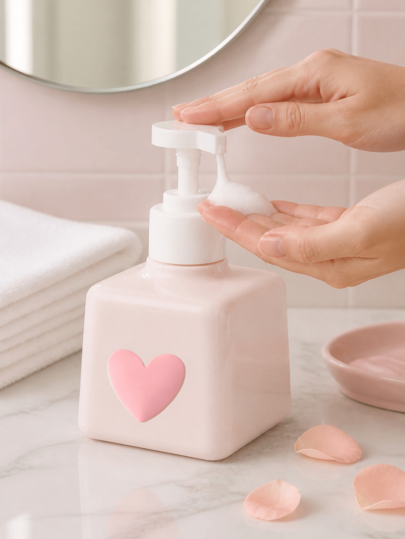 Modern Minimalist Pump Dispenser, Square Foam Pump Bottle, Thick-Walled Lotion Bottle, Refillable Hand Soap Dispenser, Large Capacity Lotion Dispenser Bottle With Pump, Suitable For Makeup Remover, Cleanser And Essential Oils, Can Be Replaced With Empty Plastic Bottle, Suitable For Soap, Hand Soap, Shaving Cream, Shampoo, Body Wash, Lotion - Hygiene - Suitable For Bathroom, Kitchen Sink And Home Use - Space-Saving Liquid Dispenser. Suitable For Bathroom Vanity, Hotel, Gym, Office