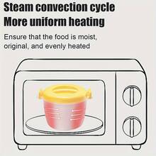 SOKANY Portable Microwave Rice Cooker, Cold And Hot Dual Use, Sealed Leak-Proof No Spilling, Partitioned Design No Mixing, Large Capacity Satisfying Delicious, Suitable For Rice, Vegetables, Fish, Soup, Pasta And More - Multicolor - View 11