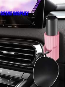 1pc Car Silicone Storage Organizer, Multifunctional Adhesive Car Storage Box, Interior Holder For Lipstick & Fashion Glasses - Storage Rack - View 2