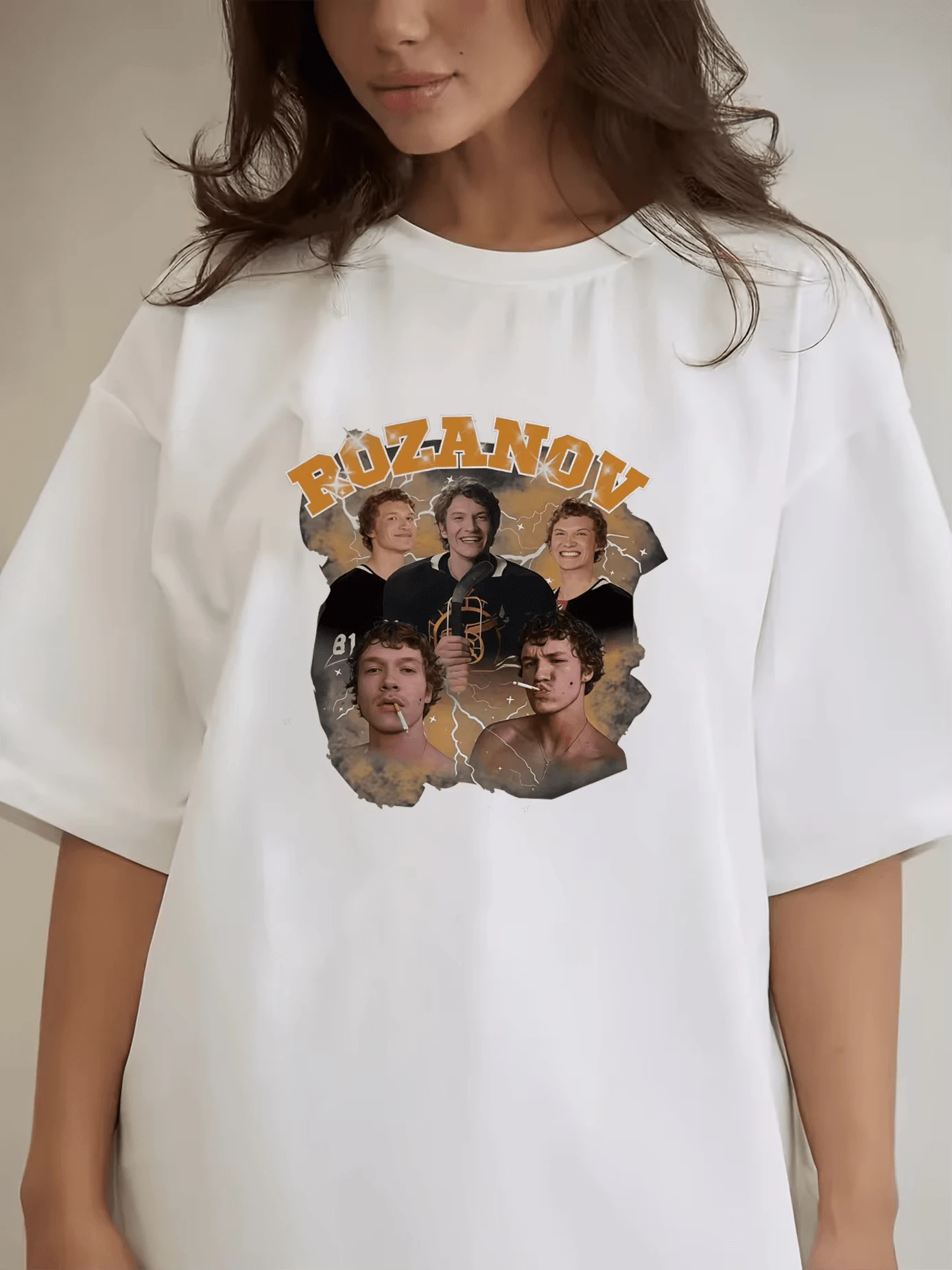 Women T-Shirts - 白色 - 查看 1