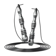 MOGOLD Precision Bearing Jump Rope – Aluminum Alloy Handles, Steel Wire Cable, Non-Slip Silicone Grip, Adjustable Length For All Fitness Levels - T77-dS - View 8