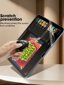 2片裝 磨砂紙感螢幕保護貼，相容 Galaxy Tab S11 S10 S10FE S9 S8 S7 S6 Lite A9 A11 A8 A9+ A11+，防眩光、觸控靈敏，適合辦公繪圖的紙感膜 - 霧面的 - 查看 7