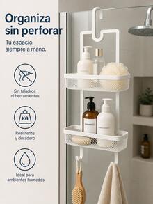 Bathroom Shelves & Corner Shelves - 白色 - 查看 5