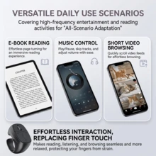 Control remoto anular multifunción inalámbrico para pasar páginas, controlador portátil de obturador de cámara para iPhone, tableta y Android, recargable, aplicación para pasar páginas, batería integrada de 40mAh - Multicolor JX-11 - Ver 6