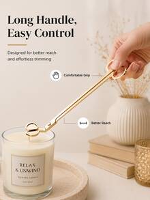 Candle Wick Trimmer Candle Scissors Candle Accessories & Decor Candle Extinguisher Home Decor Wick Cutter Multi-Color Options Birthday Graduation Gift - Multicolor - View 7