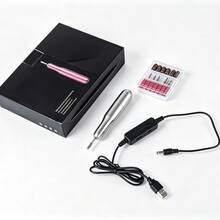 Portable USB Nail Drill Pen, Adjustable Speed Up To 20000 RPM Electric Nail File With Forward Reverse Rotation, Manicure Pedicure Tool With Drill Bits Set For Nail Removal Polishing, 3 Colors Available - Multicolor - View 13
