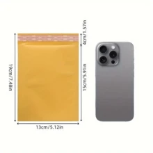 3/8/12/15/25pcs 5.9 Inch Kraft Paper Bubble Mailers, Thickened Self-Sealing Shipping Envelopes, Suitable For Back To School Season - Multiple Styles - View 6