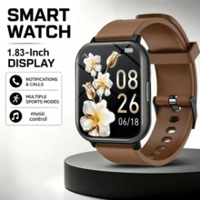QAGSFLC 1 pieza Reloj inteligente deportivo unisex cómodo con correa de silicona, llamadas inalámbricas, podómetro, calorías, seguimiento de fitness, modo deportivo, control remoto de cámara, control de música, recordatorio de alarma, notificación de mensajes, reloj inteligente deportivo multifunción, adecuado como regalo de vacaciones - Multicolor - Ver 3
