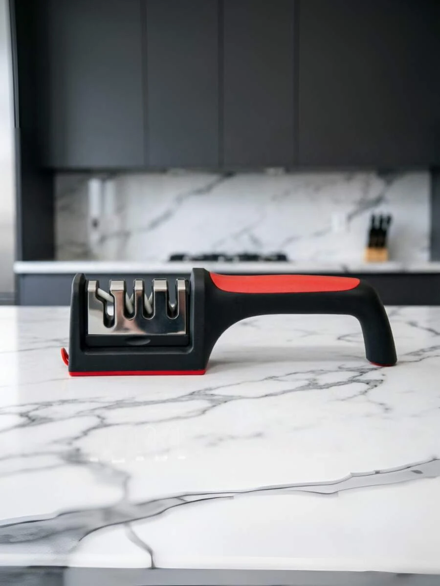 Section Quick Knife Sharpener, Multi-Function Handheld Non-Slip Knife Sharpener, Detachable And Washable, Portable Kitchen Tool (Knife Not Included)