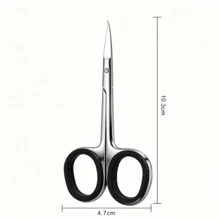 Bello Paratu Cuticle Scissors (1 Piece) – Professional Stainless Steel Manicure Scissors, Eyebrow Scissors; Extra-Fine Curved Cuticle Scissors For Manicures, Eyelashes, And Eyebrow Grooming - Multicolor - View 2
