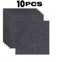 10pcs Peel And Stick Self-Adhesive Thickened Foam Carpet Stickers, 11.81*11.81in, Easy To Clean, For Sofa Protection, Living Room, Bedroom, Home Essential - A - View 16
