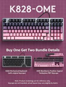 Logitech Keyboard mekanik berkabel K828 dengan lampu latar, tata letak 98 tombol, sakelar linier, desain tombol mengambang, penekanan tombol yang responsif, cocok untuk penggunaan di rumah, kantor, dan bermain game. Peningkatan dari K845, wajib dimiliki untuk setiap pengaturan meja. - View 7