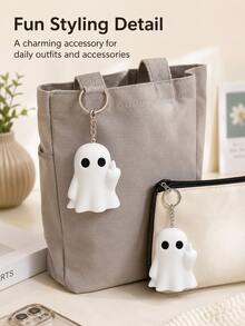 Cartoon Ghost Bag Charm Keychain, Cute Halloween Pendant, Suitable For Handbags, Backpacks, Wallets And Keys, Lightweight Funny Party Favor, Autumn Gothic Style Gift - Multicolor - View 8