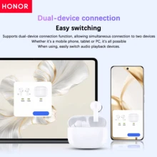 Honor Glorious Exclusive LCHSE X7 Lite Wireless Bluetooth In-Ear Earbuds, Noise Cancelling Calls, Suitable For Music, Running, Sports, Gaming, Couple Gift, Compatible With Huawei - View 3