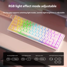 AOC Wired Gaming Keyboard And Mouse Combo RGB Backlit Mechanical Feel 68-Key Gaming Computer Keyboard - View 5