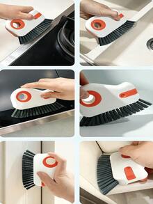 2-In-1 Window Track Cleaning Brush Detachable Door And Window Sill Brush Glass Corner Cleaner And Plastic Gap Tool Crevice Cleaning Brush Set Kitchen Car Home Cleaning Bathroom Camping Cleaning Tools - Gap Cleaning Brush - View 11