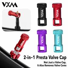 VXM 2/4/8/10/ Pcs Aluminum Alloy Presta Valve Caps, Bicycle Tubeless Tire Valve Caps, Anti-Oxidation Bicycle Valve Dust Caps - Multicolor - View 6