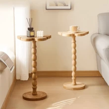 1pc Wooden Butterfly Desktop Sofa Side Table, Luxury Table, Modern Retro Style Side Table, Coffee Table, Balcony Small Table, Welcome Table, Bedside Cabinet, A High-End Gift For Friends Who Just Moved - Multicolor - View 5