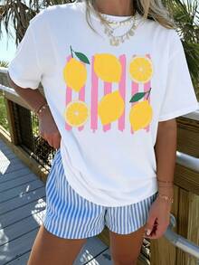 Women Sports Tees & Tanks - 白色 - 查看 1