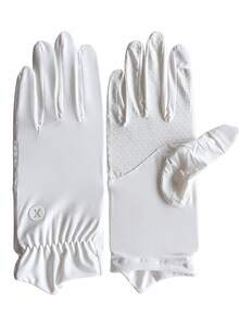 2pcs Ice Silk Fingerless Sunscreen Gloves In Black/Pink/Grey Silver/Lilac. UV-Proof, Non-Slip And Lightweight For Driving And Outdoor Activities. - Multicolor - View 11