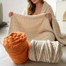 CLSUPER Super Chunky Thick Yarn 35.27oz Soft Thick Yarn, Suitable For Hand Knitting And Crochet, Warm And Comfortable, Can Make Blankets, Rugs, Pillows, Pet Beds, Bohemian Style Living Room Decor - Multicolor - View 11