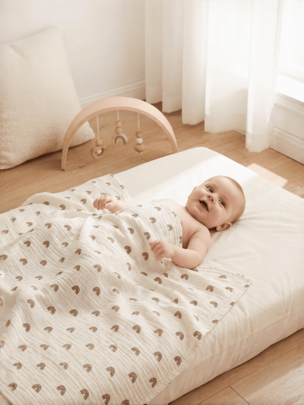 1pc Baby Swaddle Blanket, Cute Unisex Soft Swaddle Wrap For Newborns, Essential Newborn Baby Supplies, Newborn Swaddle Blanket, Newborn Gift, Baby Receiving Blanket, Delivery Room Blanket