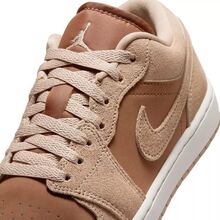 Nike Air Jordan 1 Low Women's Shoes Legend Md Brown/Lt British Tan/Chalk DC0774-205 | Low-Top Versatility, Everyday Wearable - 淺棕色 - 查看 4