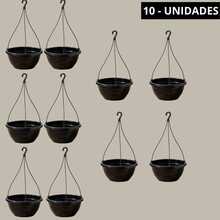 Kit 10 Vasos Cuia 25 Com Haste Alça Resistente na Cor Preta - B - Visão 7
