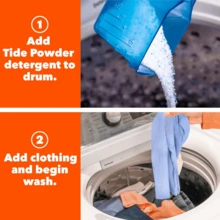 Tide Powder Laundry Detergent, Original Scent, Travel Size, 1 Load, 1.1 Oz - Powdery - View 6