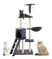Cat Trees & Condos - Light Grey - View 1